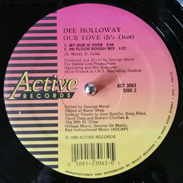 Our Love (It's Over) Dee Holloway