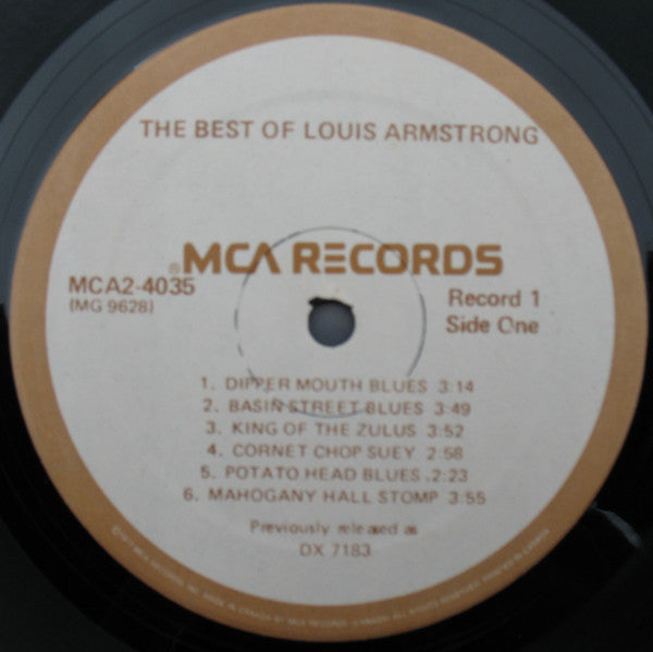 The Best Of Louis Armstrong Louis Armstrong