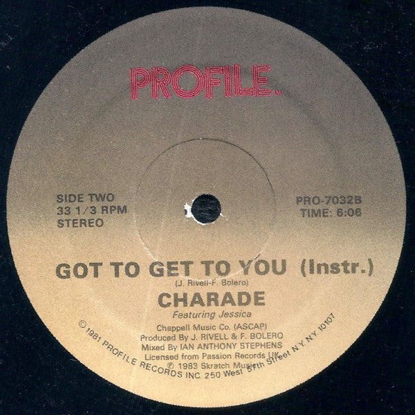 Got To Get To You Charade (2),Jessica (39)