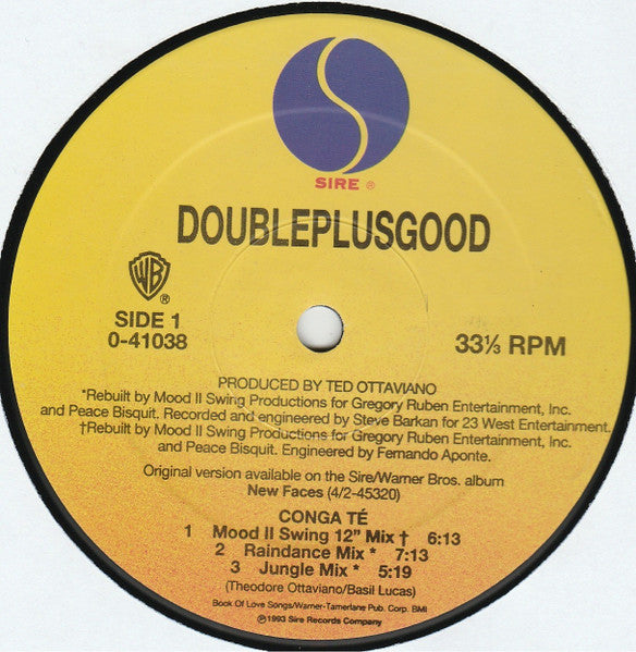 Conga Té Doubleplusgood