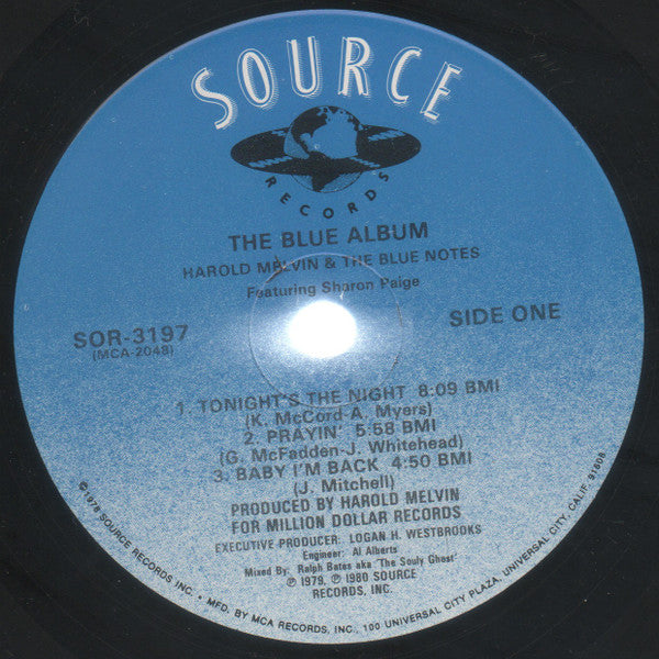 The Blue Album Harold Melvin And The Blue Notes,Sharon Paige