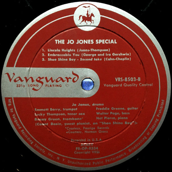 The Jo Jones Special Jo Jones