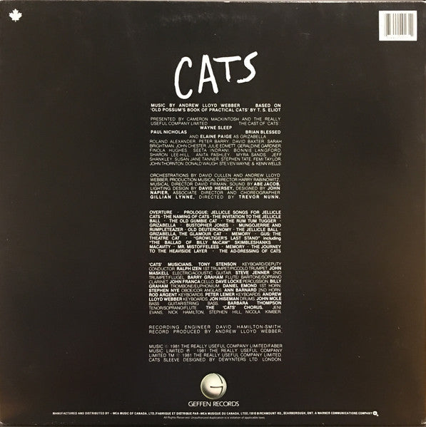 Cats: Original London Cast Album | Rectangle Triangle