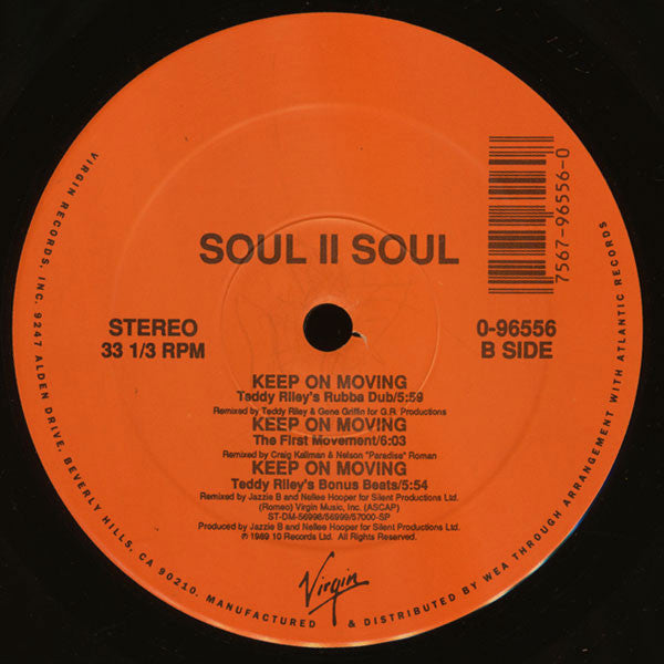 Keep On Movin Soul II Soul
