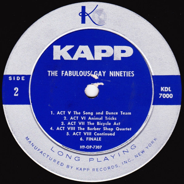Songs Of The Fabulous Gay Nineties Various