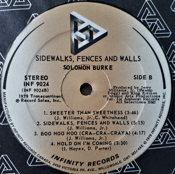 Sidewalks, Fences And Walls Solomon Burke