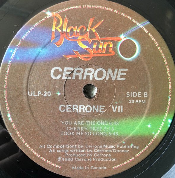 Cerrone VII - You Are The One Cerrone