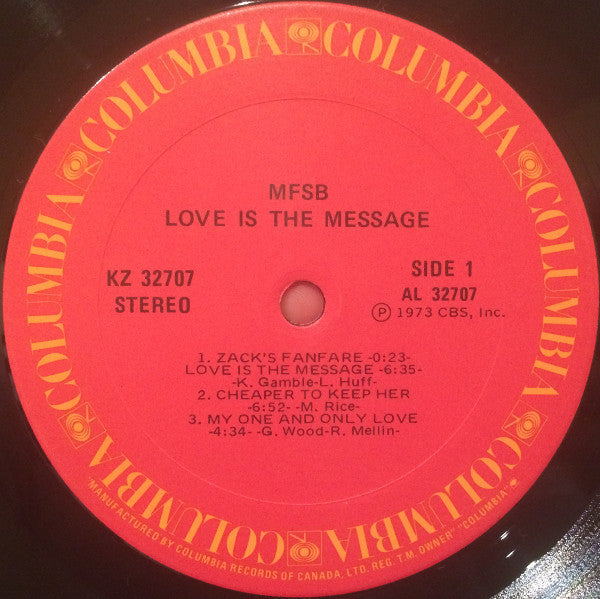 Love Is The Message MFSB