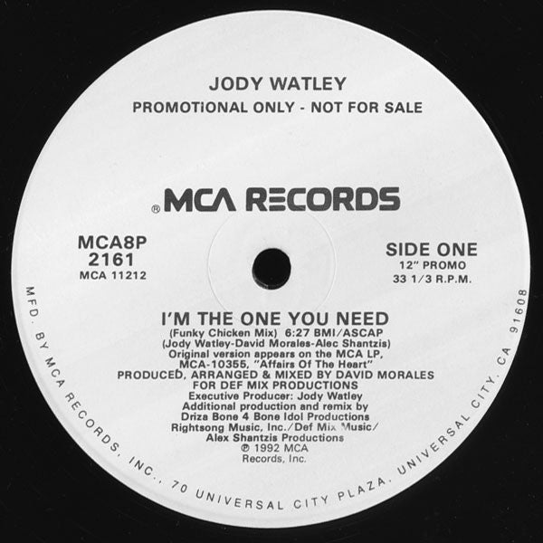 I'm The One You Need Jody Watley