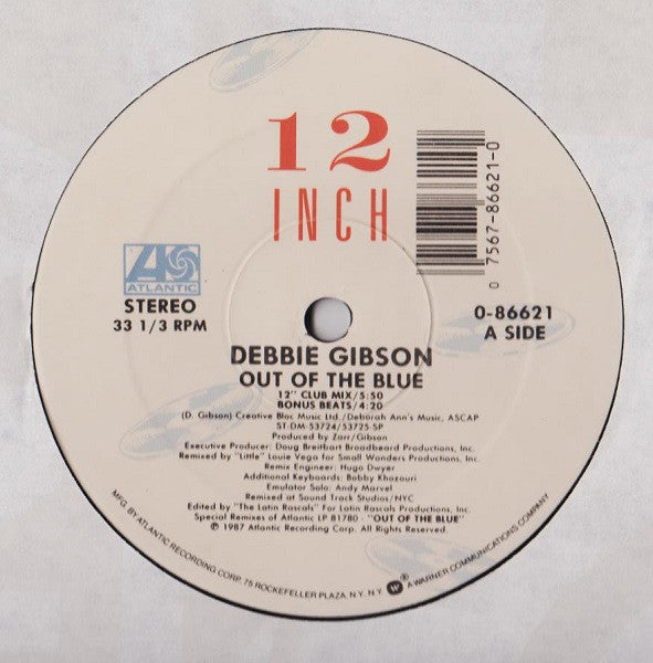 Out Of The Blue Debbie Gibson