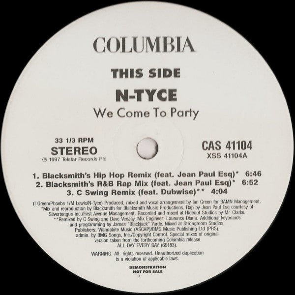 N-Tyce - We Come To Party