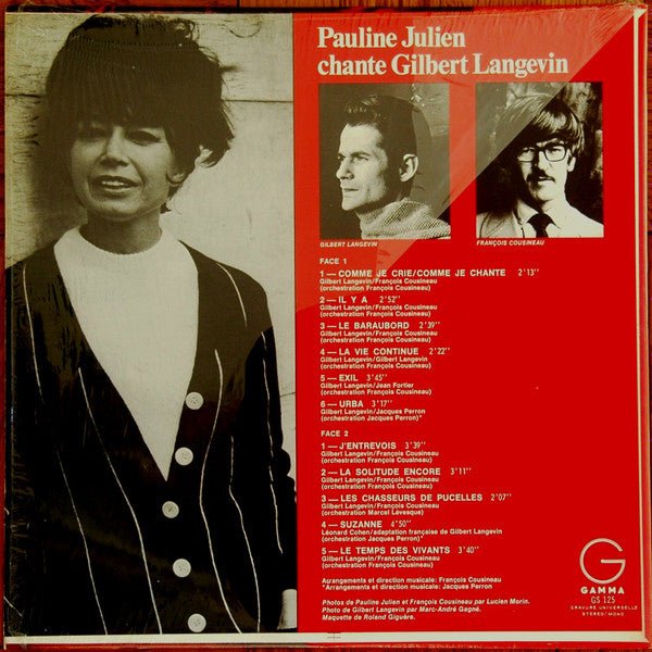 Comme Je Crie... Comme Je Chante... Pauline Julien
