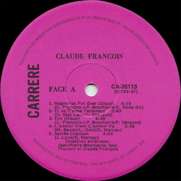 Magnolias For Ever Claude François