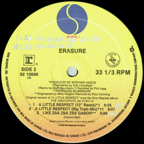 A Little Respect Erasure