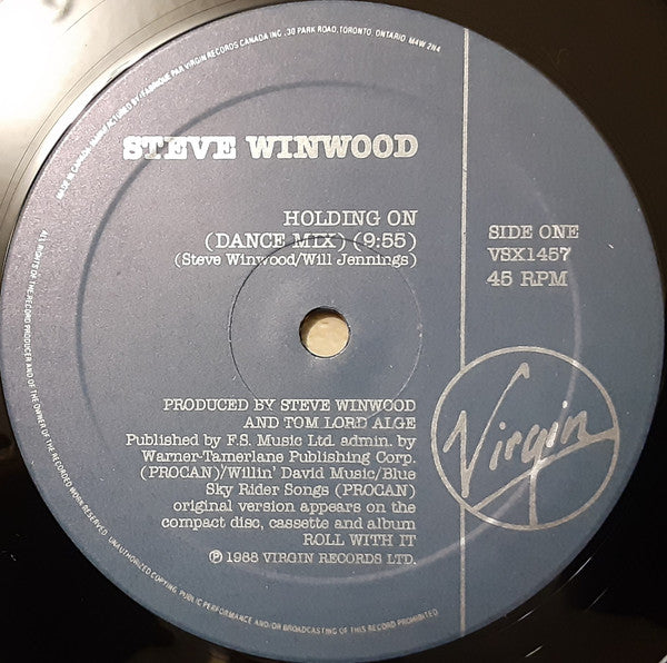 Holding On Steve Winwood