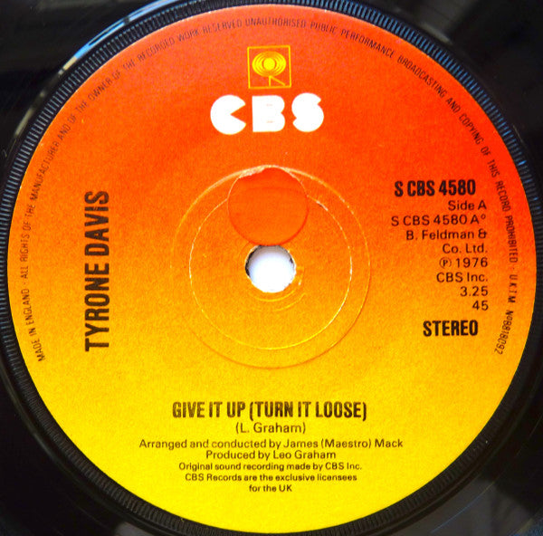 Tyrone Davis - Give It Up (Turn It Loose)