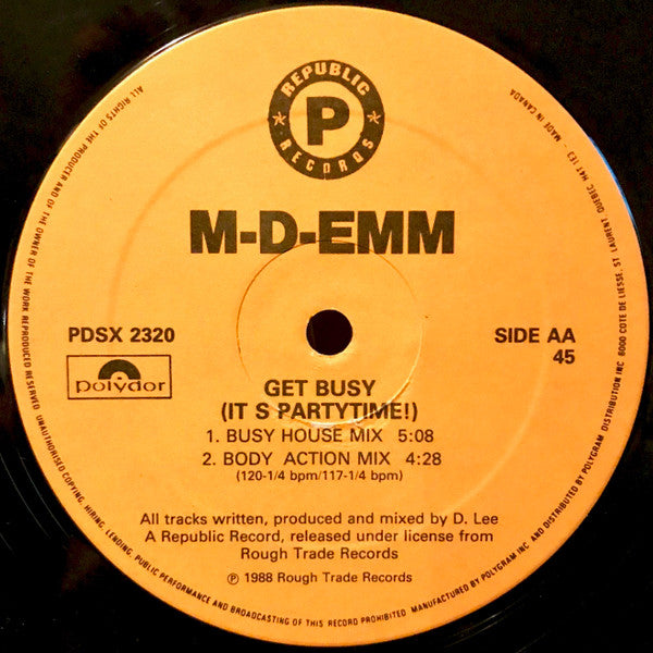 Get Busy (It's Partytime!) M-D-Emm