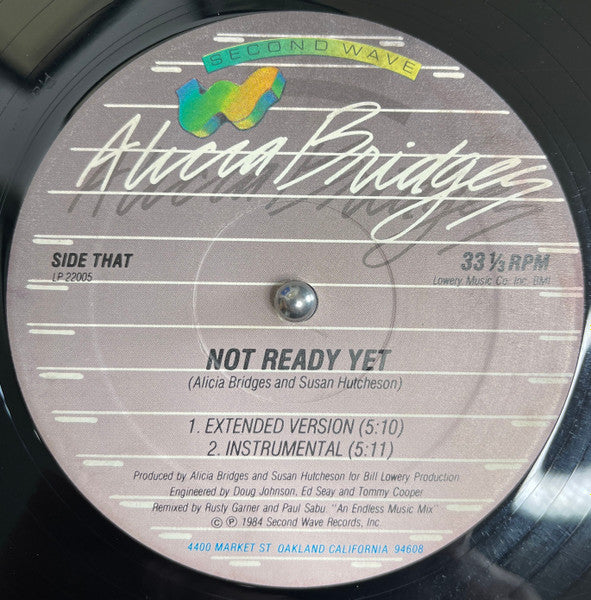 Under The Cover Of Darkness / Not Ready Yet Alicia Bridges