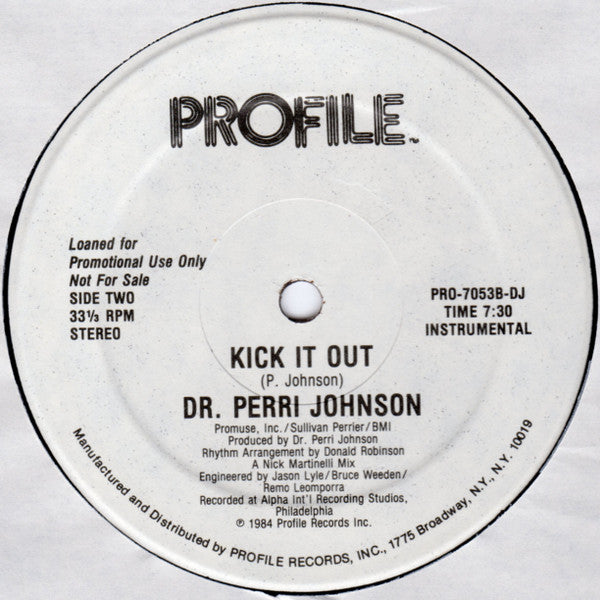 Kick It Out Dr. Perri Johnson