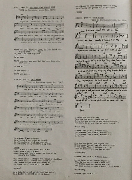Leadbelly Sings Folk Songs Leadbelly