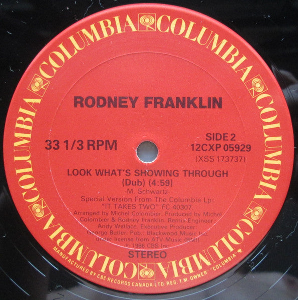 Look What's Showing Through Rodney Franklin
