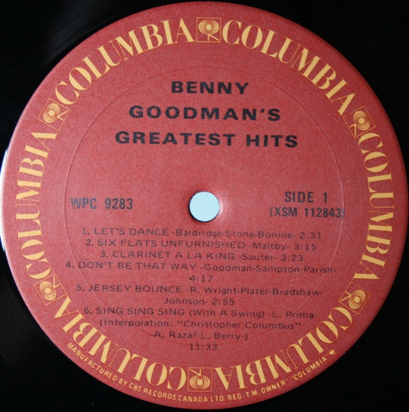 Benny Goodman's Greatest Hits Benny Goodman