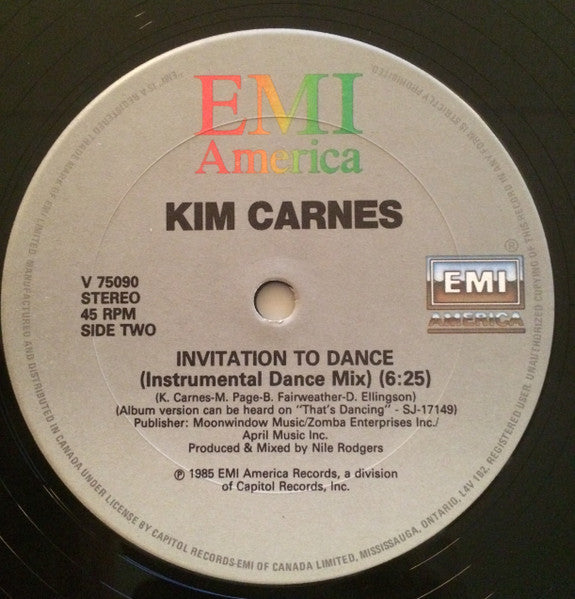 Invitation To Dance Kim Carnes