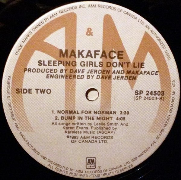 Sleeping Girls Don’t Lie Makaface