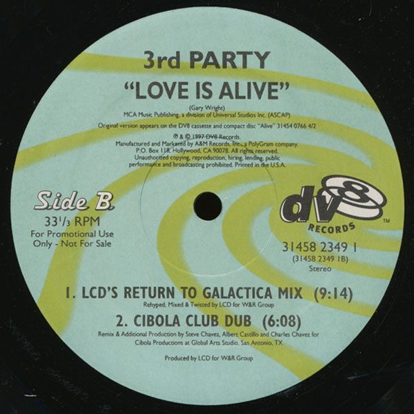 Love Is Alive 3rd Party