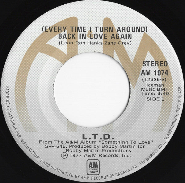 L.T.D. - (Every Time I Turn Around) Back In Love Again