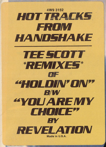 Holdin' On / You Are My Choice Revelation (2)