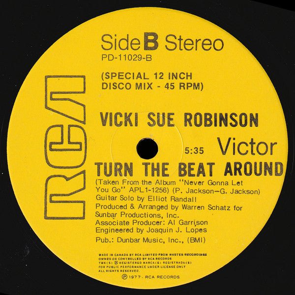 Hold Tight / Turn The Beat Around Vicki Sue Robinson