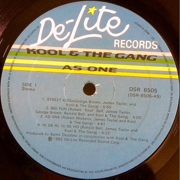 As One Kool & The Gang