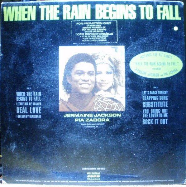 When The Rain Begins To Fall Pia Zadora