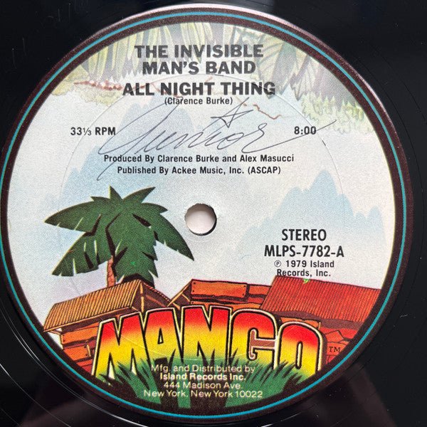 All Night Thing Invisible Man's Band