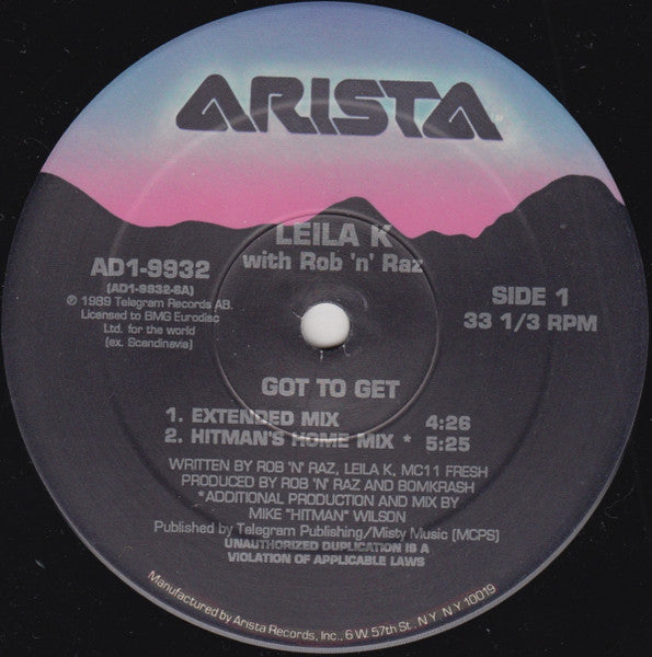 Got To Get Leila K,Rob 'N' Raz
