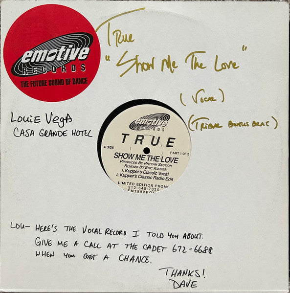 True - Show Me The Love (Parts 1 & 2)