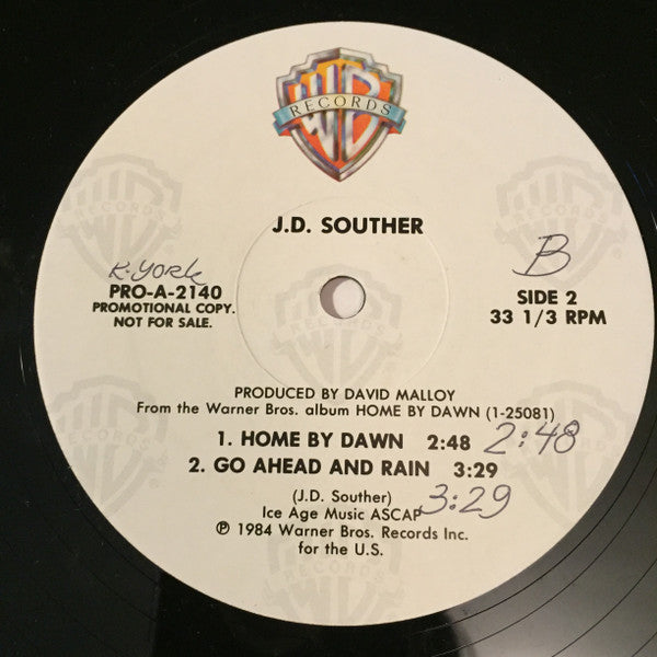 Selections From Home By Dawn John David Souther