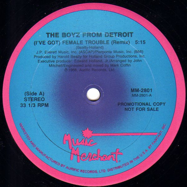(I've Got) Female Trouble (Remix) The Boyz From Detroit