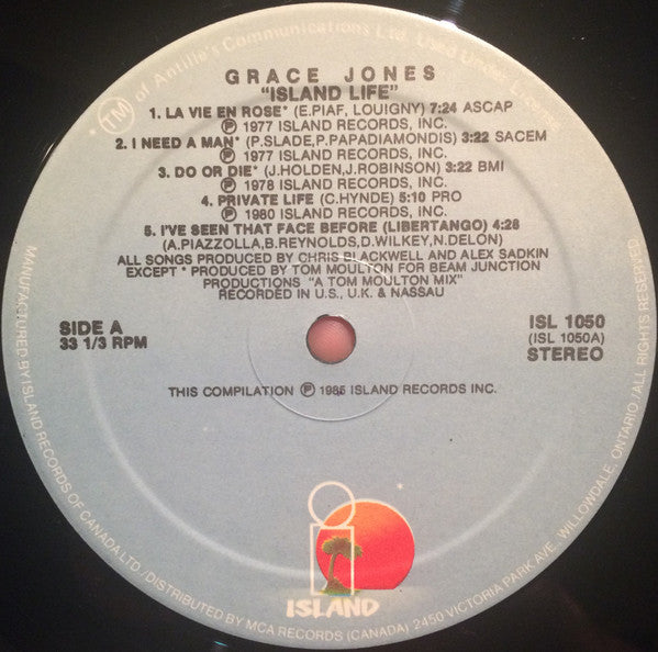 Island Life Grace Jones