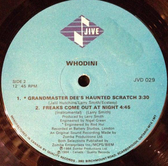 Freaks Come Out At Night 2 Whodini