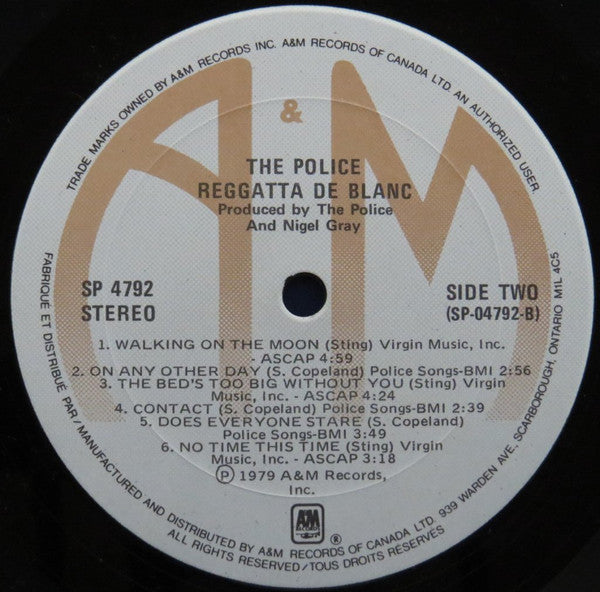 Reggatta De Blanc The Police