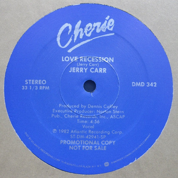 (I'll Be Your) Piece Of The Rock / Love Recession Jerry Carr