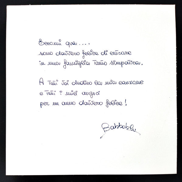 Babbo Blu Bruno Lauzi