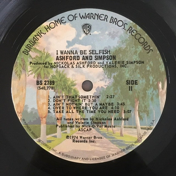 I Wanna Be Selfish Ashford & Simpson