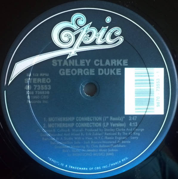 Mothership Connection Stanley Clarke/George Duke