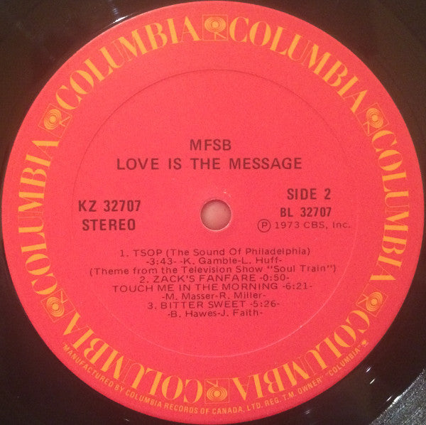 Love Is The Message MFSB