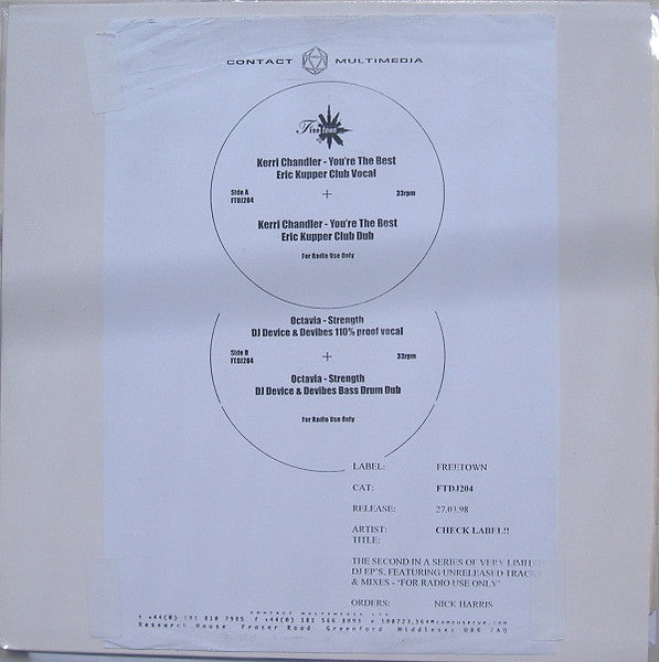 Kerri Chandler / Octavia* - You're The Best / Strength