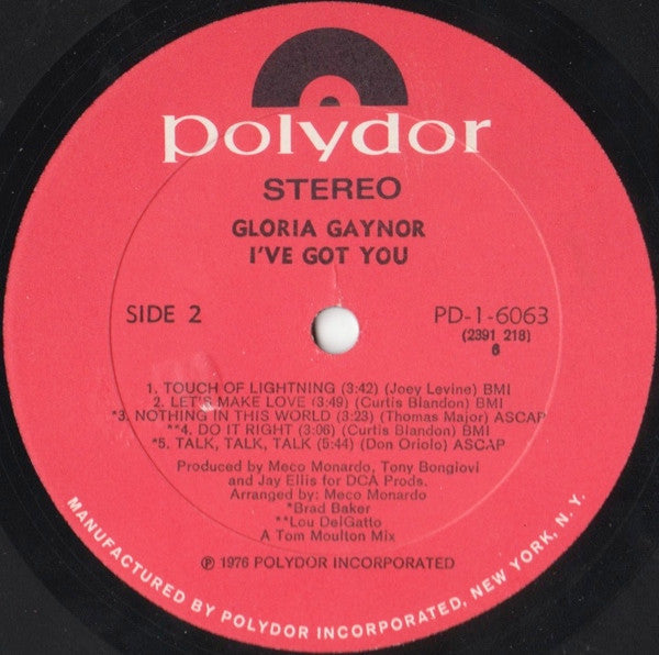 I've Got You Gloria Gaynor