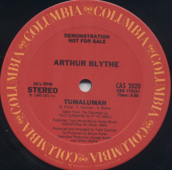 Tumalumah Arthur Blythe